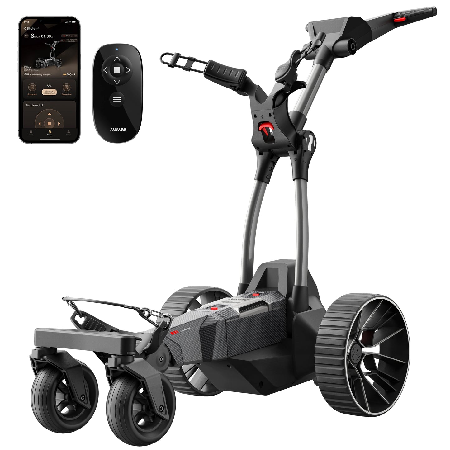 NAVEE BIRDIE 3 ELECTRIC REMOTE GOLF TROLLEY