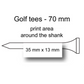 CUSTOM GOLF TEES (53/69mm) - MOQ 10,000