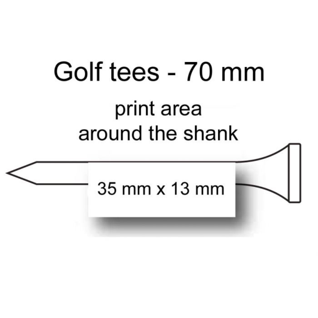 CUSTOM GOLF TEES (53/69mm) - MOQ 10,000