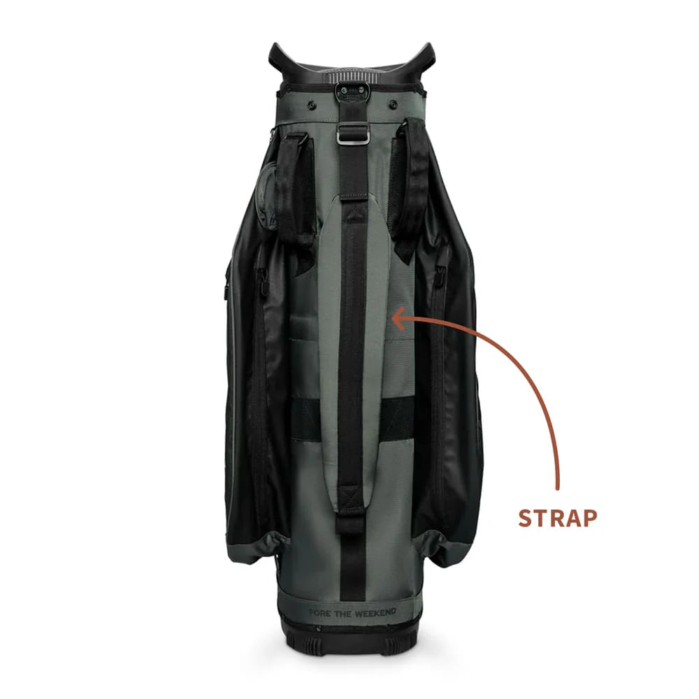 SUNDAY GOLF BIG RIG CART BAG - MIDNIGHT GREEN