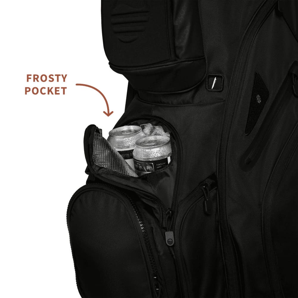 SUNDAY GOLF BIG RIG CART BAG - MATTE BLACK