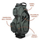 SUNDAY GOLF BIG RIG CART BAG - MIDNIGHT GREEN