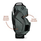 SUNDAY GOLF BIG RIG CART BAG - MIDNIGHT GREEN