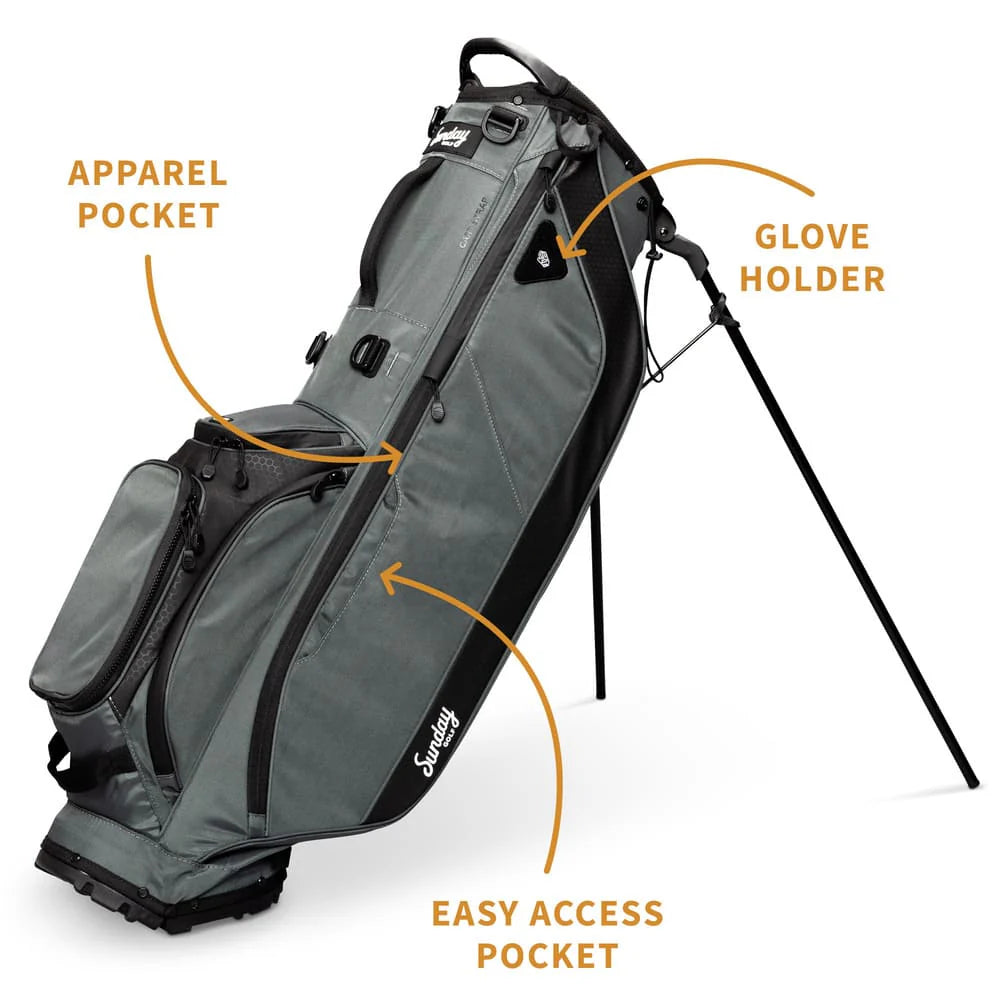 SUNDAY GOLF RYDER 23 STAND BAG - MIDNIGHT GREEN