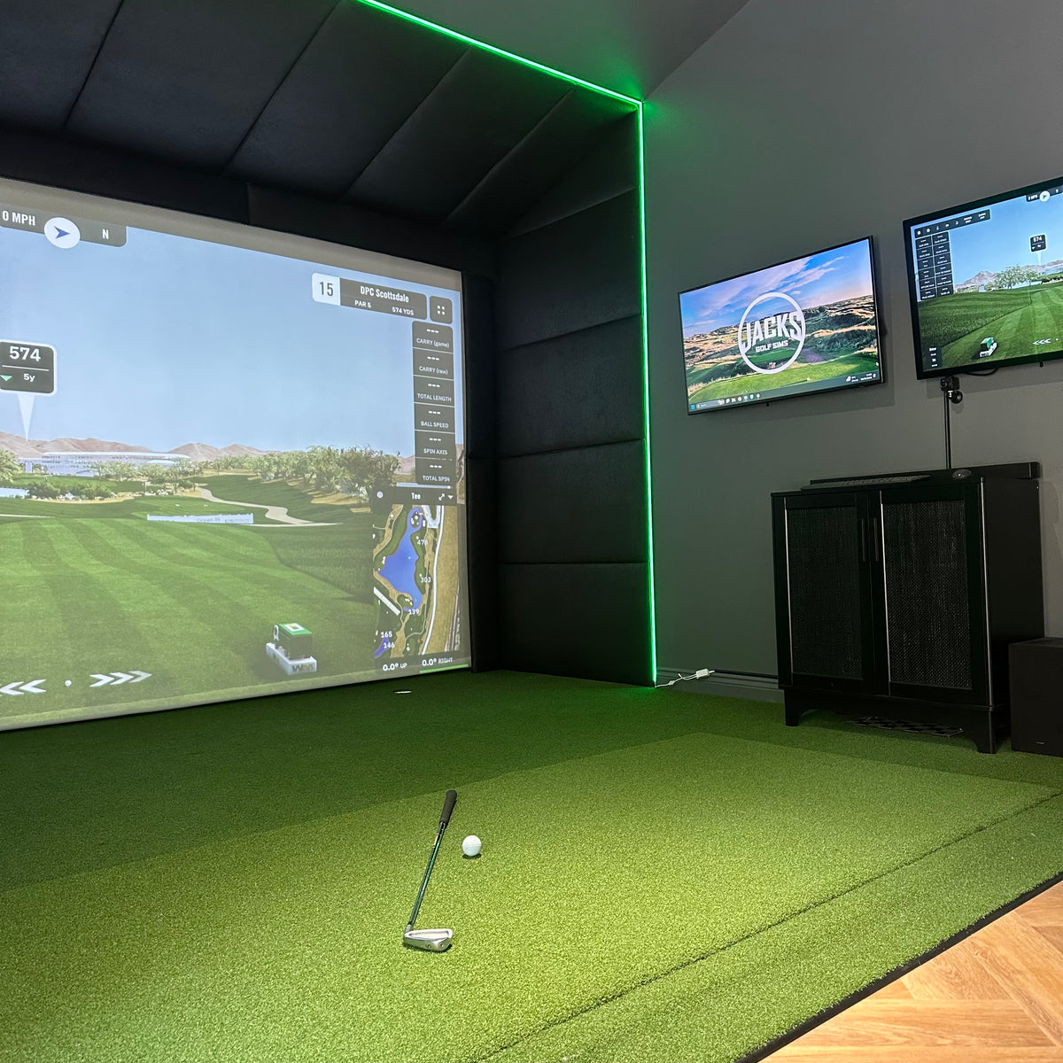 JACKS GOLF SIMULATOR TURF UNDERLAY 20MM