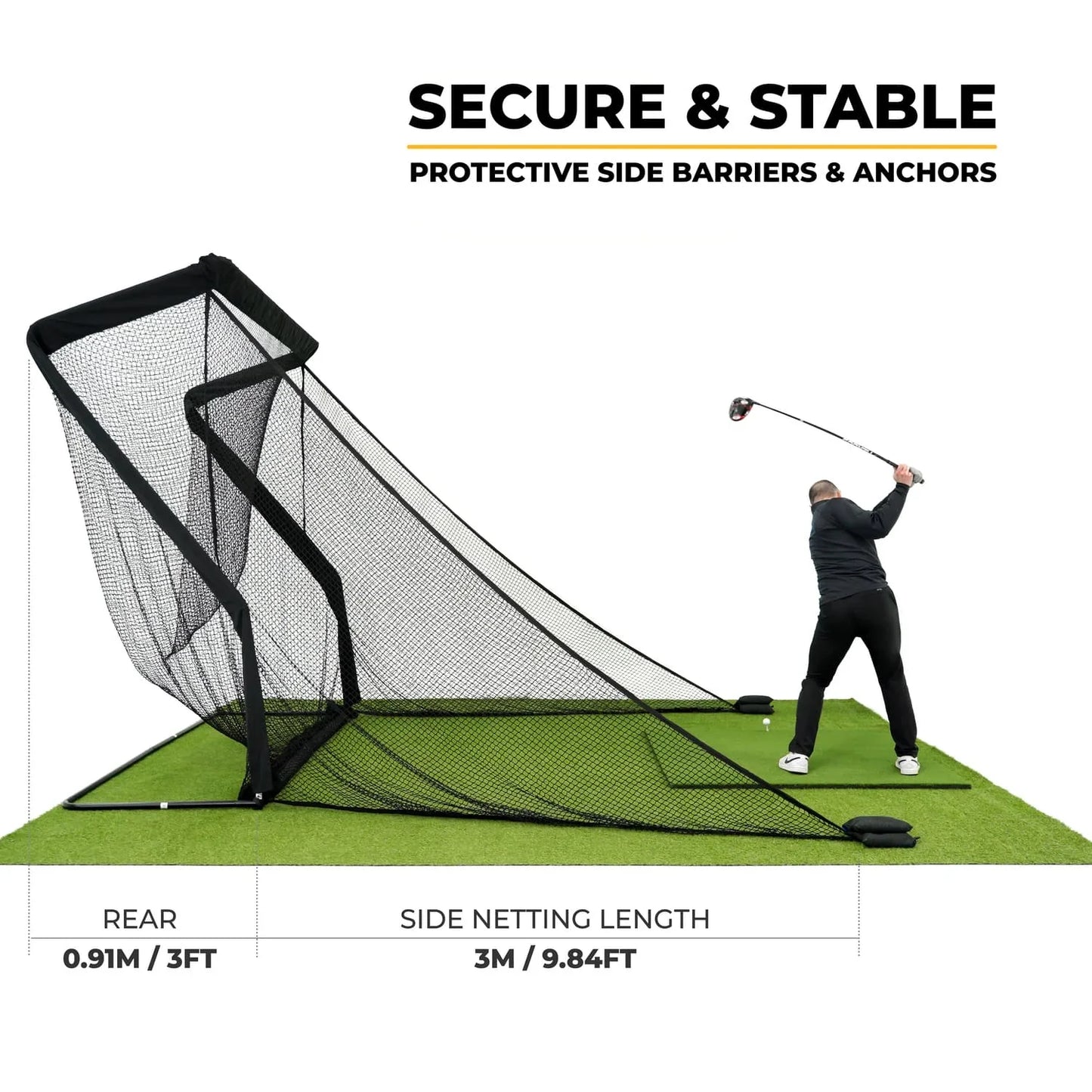 SIMSPACE DELUXE GOLF PRACTICE NET