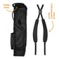 SUNDAY GOLF EL CAMINO S CLASS WALKING BAG - BLACK