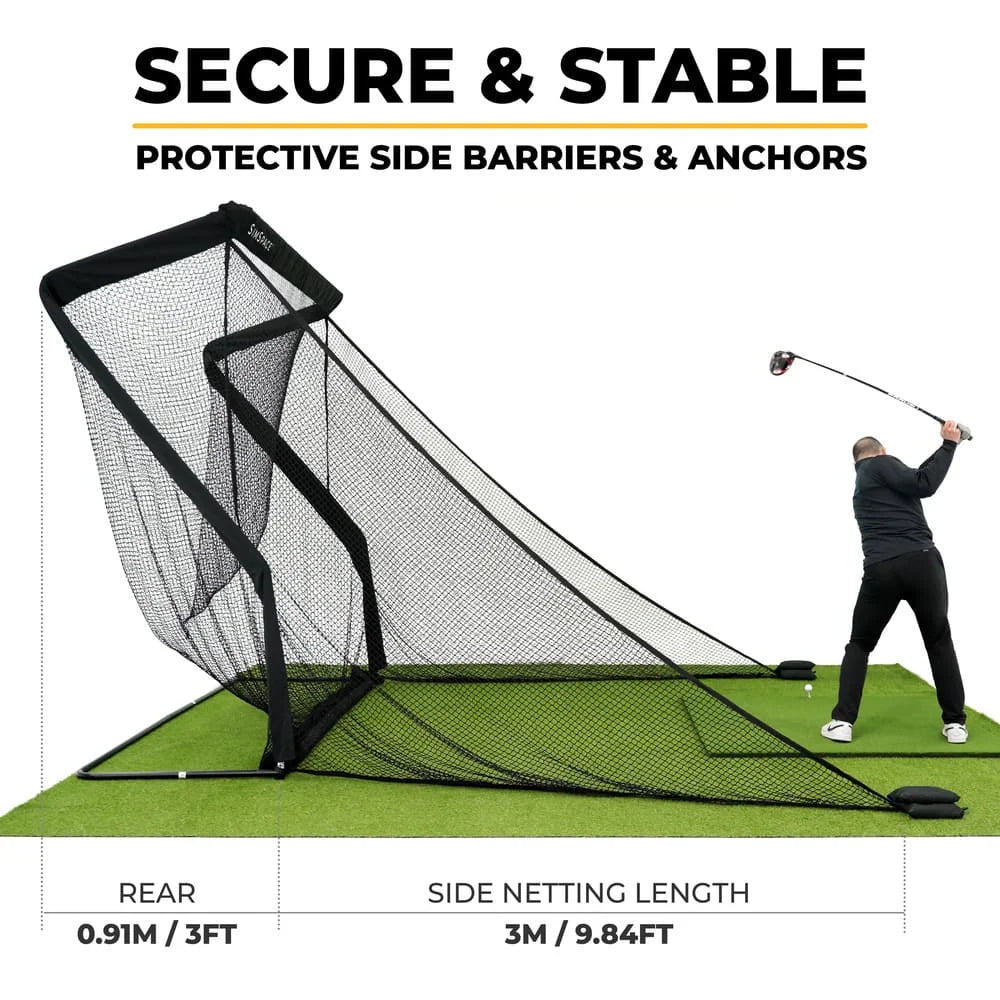 SIMSPACE WIDE DELUXE GOLF PRACTICE NET