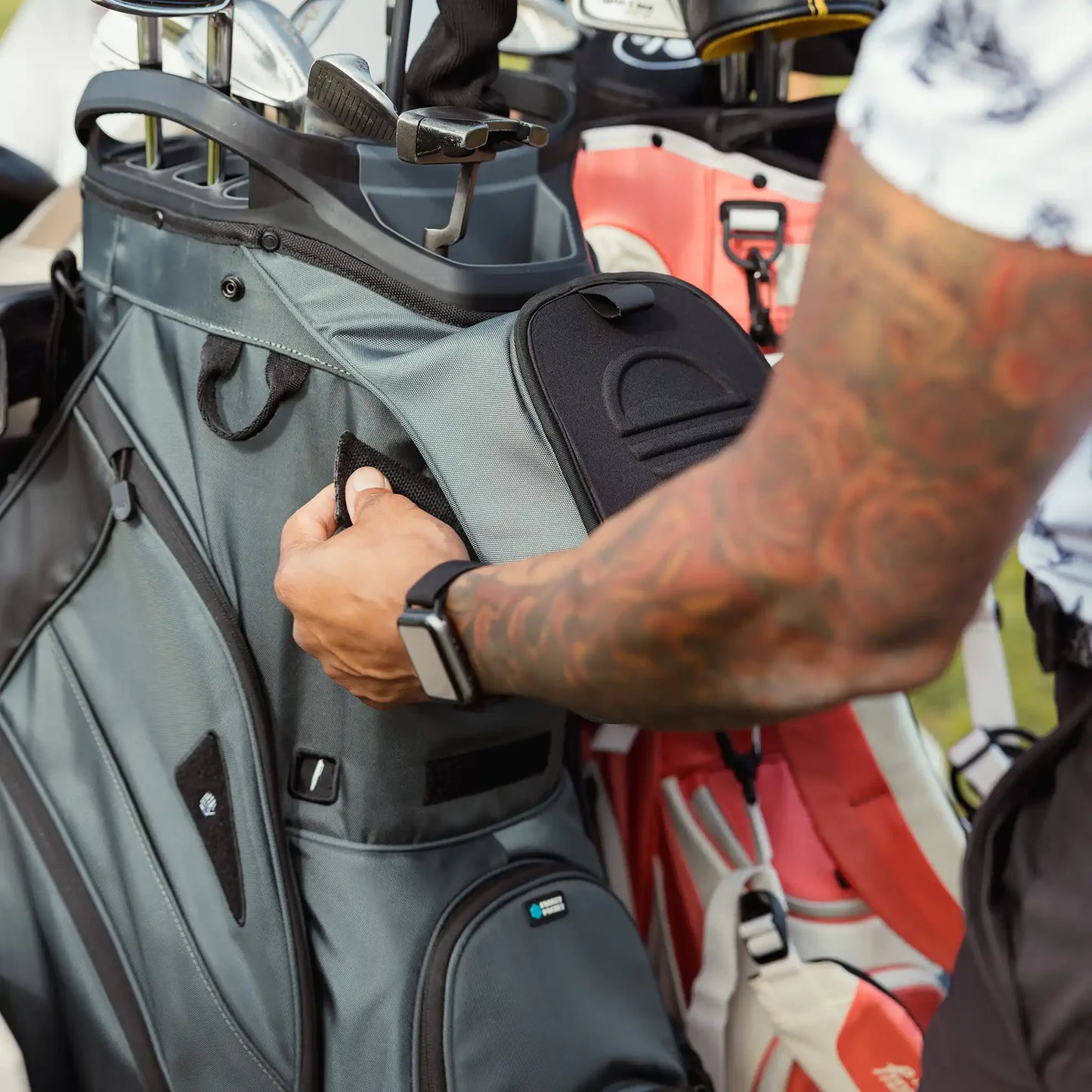 SUNDAY GOLF BIG RIG CART BAG - MIDNIGHT GREEN