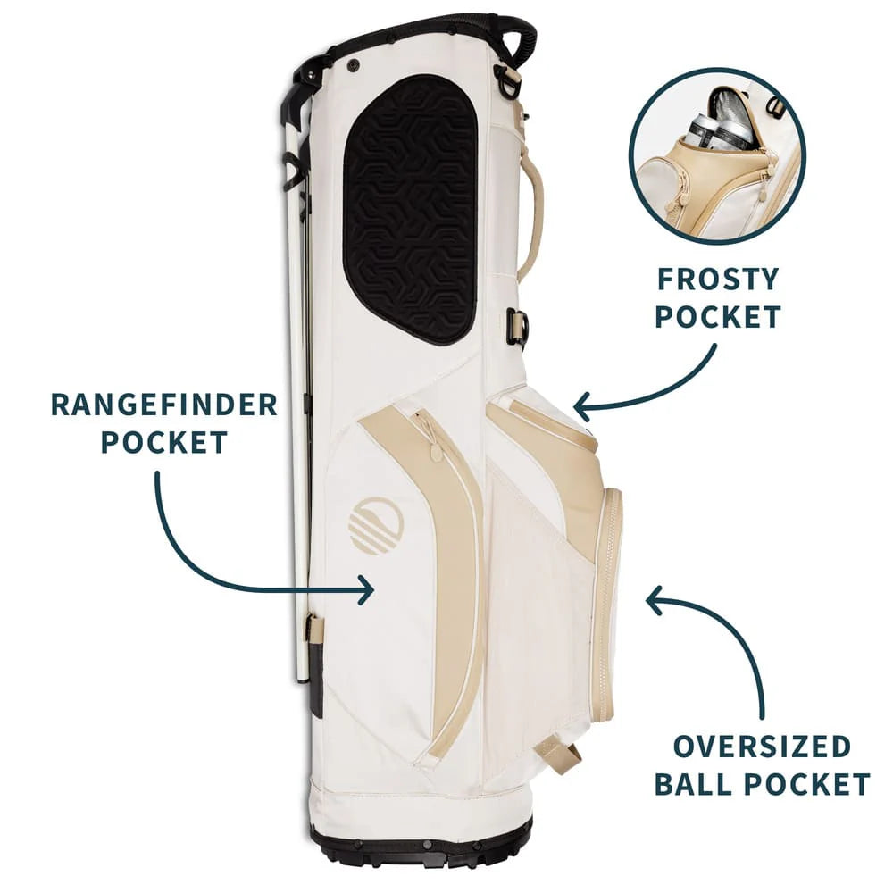 SUNDAY GOLF RYDER 23 STAND BAG - TOASTED ALMOND