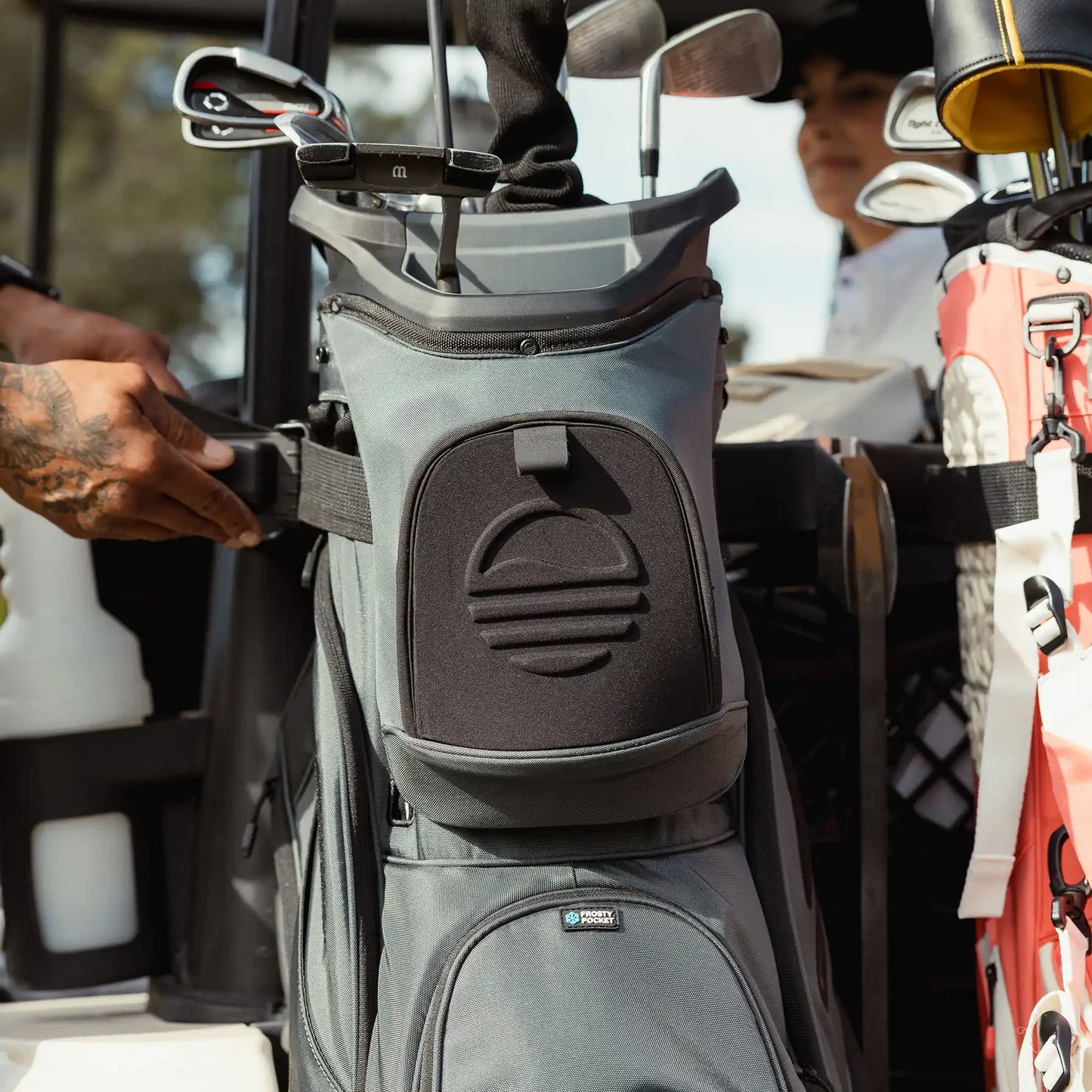 SUNDAY GOLF BIG RIG CART BAG - MIDNIGHT GREEN