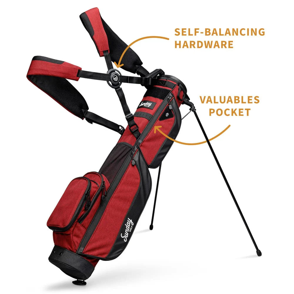 SUNDAY GOLF LOMA XL STAND BAG - RON BURGUNDY