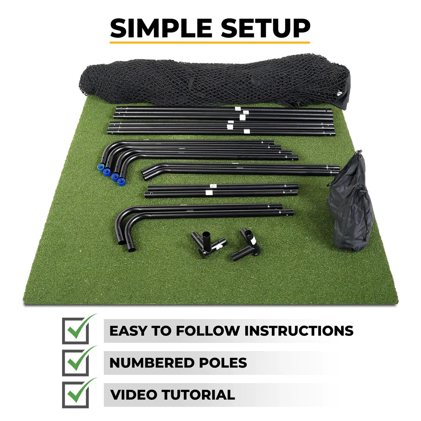 SIMSPACE DELUXE GOLF PRACTICE NET