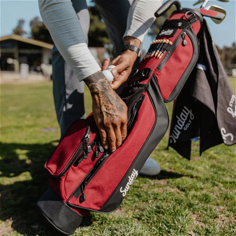 SUNDAY GOLF LOMA STAND BAG - RON BURGUNDY