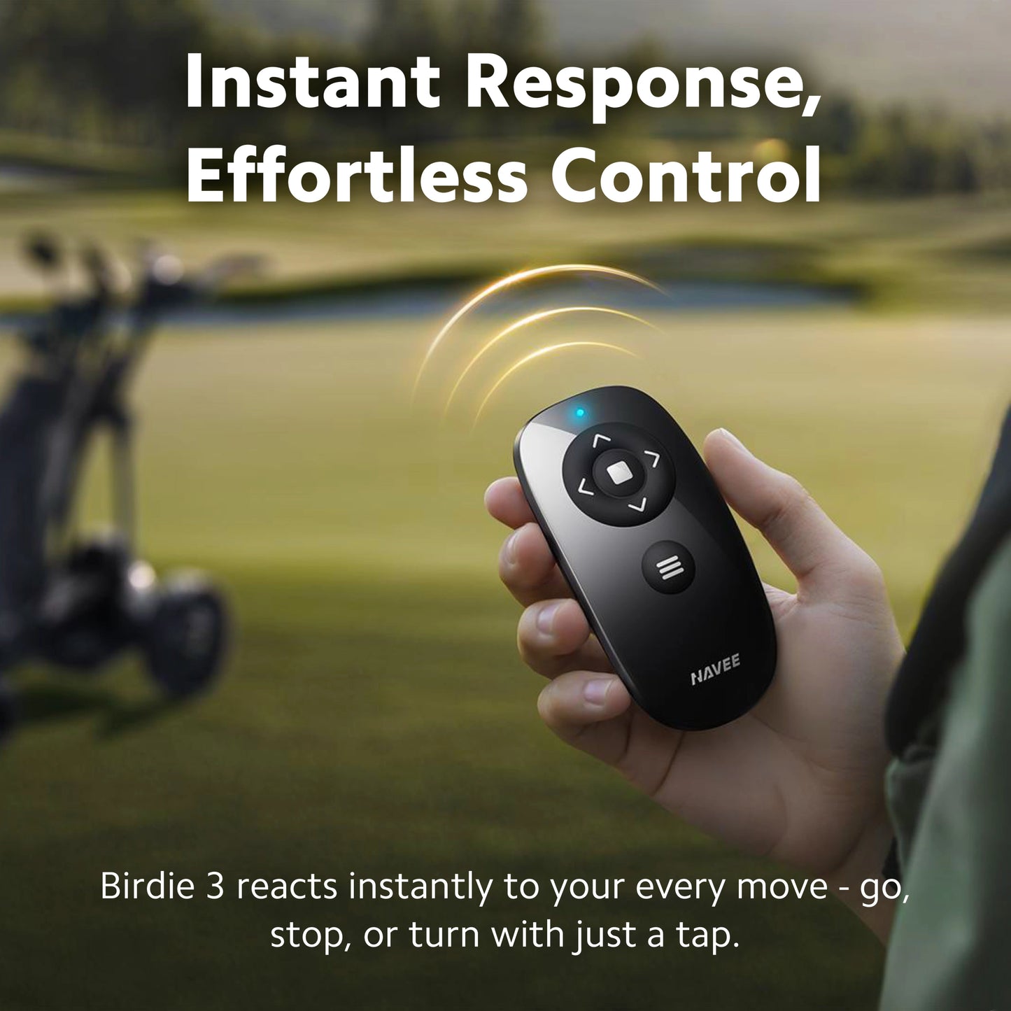 NAVEE BIRDIE 3 ELECTRIC REMOTE GOLF TROLLEY