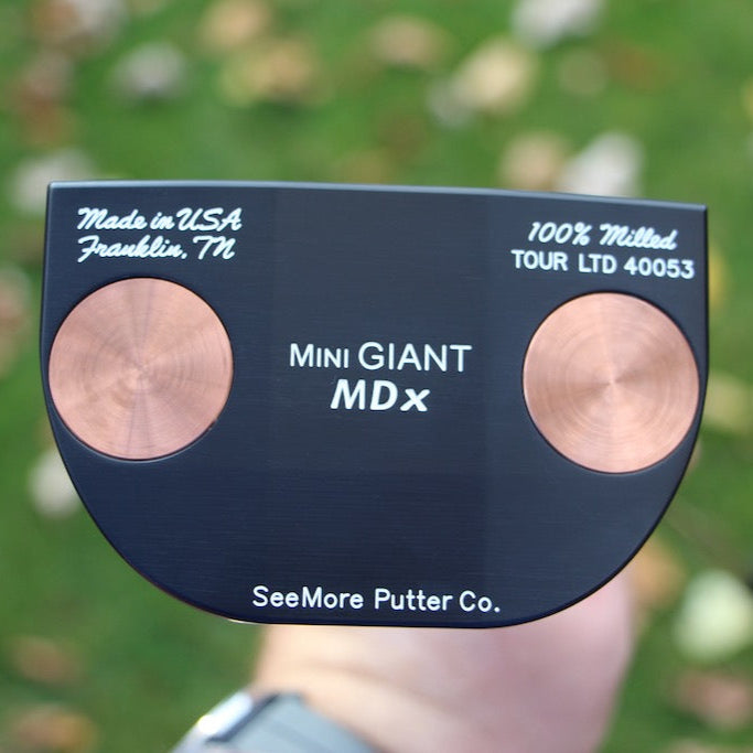 SEEMORE MINI GIANT MDX BLACK GOLF PUTTER