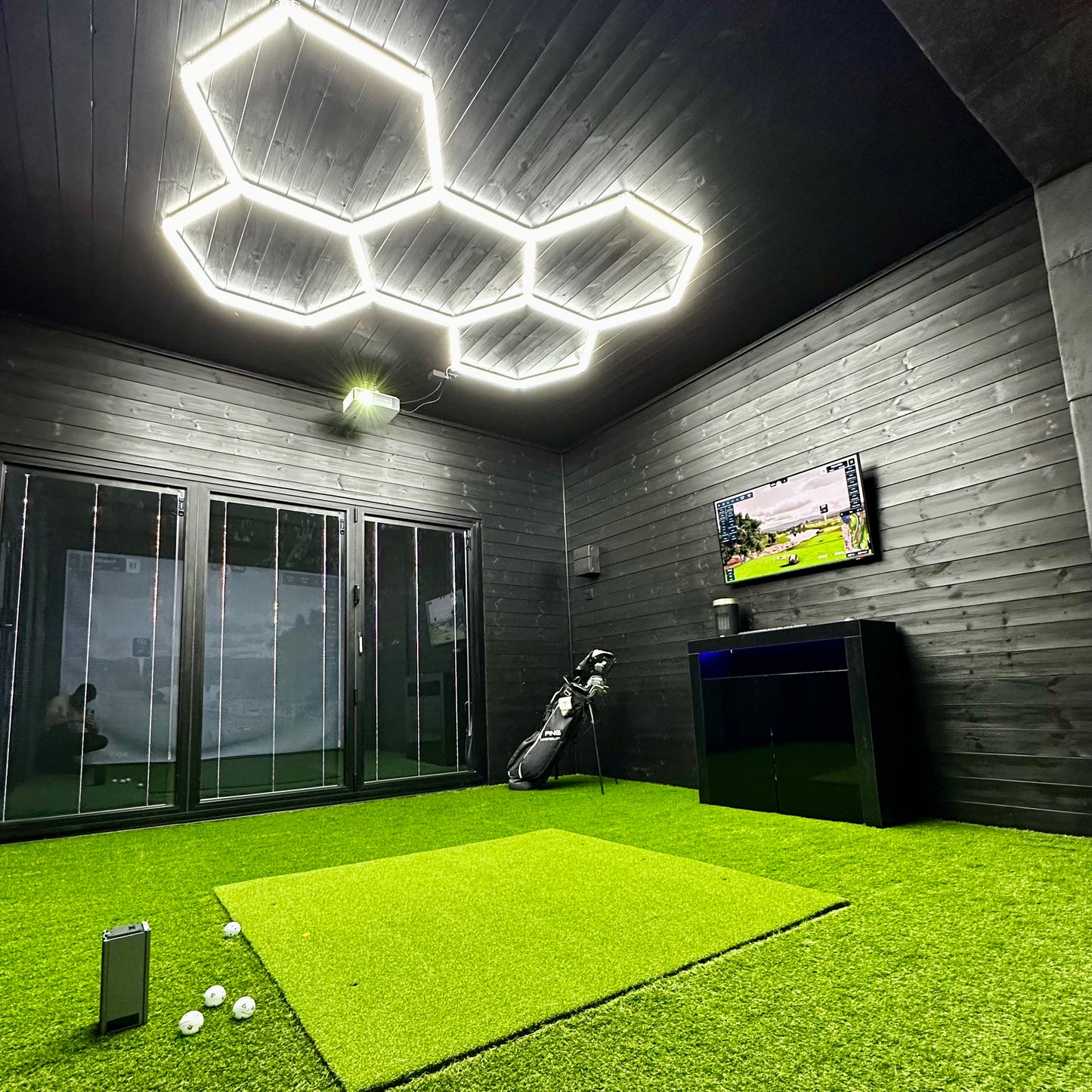 HEX LED LIGHTING 14 GRID WITH BORDER SYSTEM