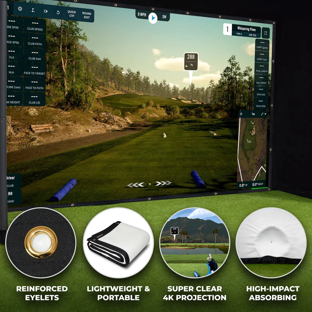 SIMSPACE GOLF DOUBLE SIDED IMPACT SCREEN