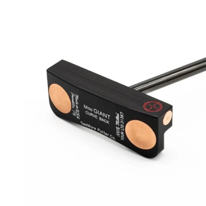SEEMORE MINI GIANT CURVE BACK GOLF PUTTER