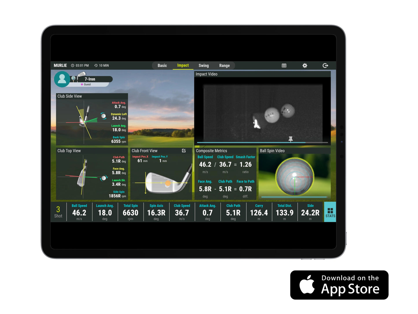 NVISAGE NEO-E GOLF LAUNCH MONITOR (Pre-Order)
