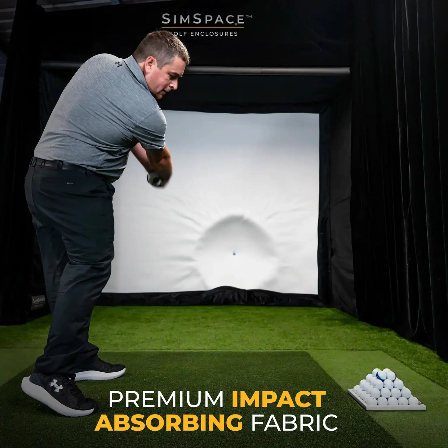 SIMSPACE SLIM GOLF ENCLOSURE