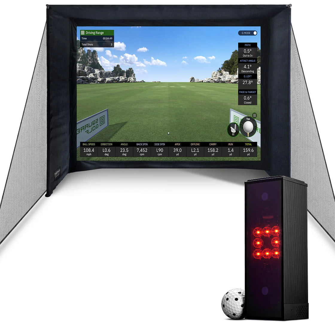 SQUARE GOLF HOME SIMULATOR BUNDLE