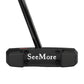 SEEMORE SKX BLACK ZERO TORQUE GOLF PUTTER