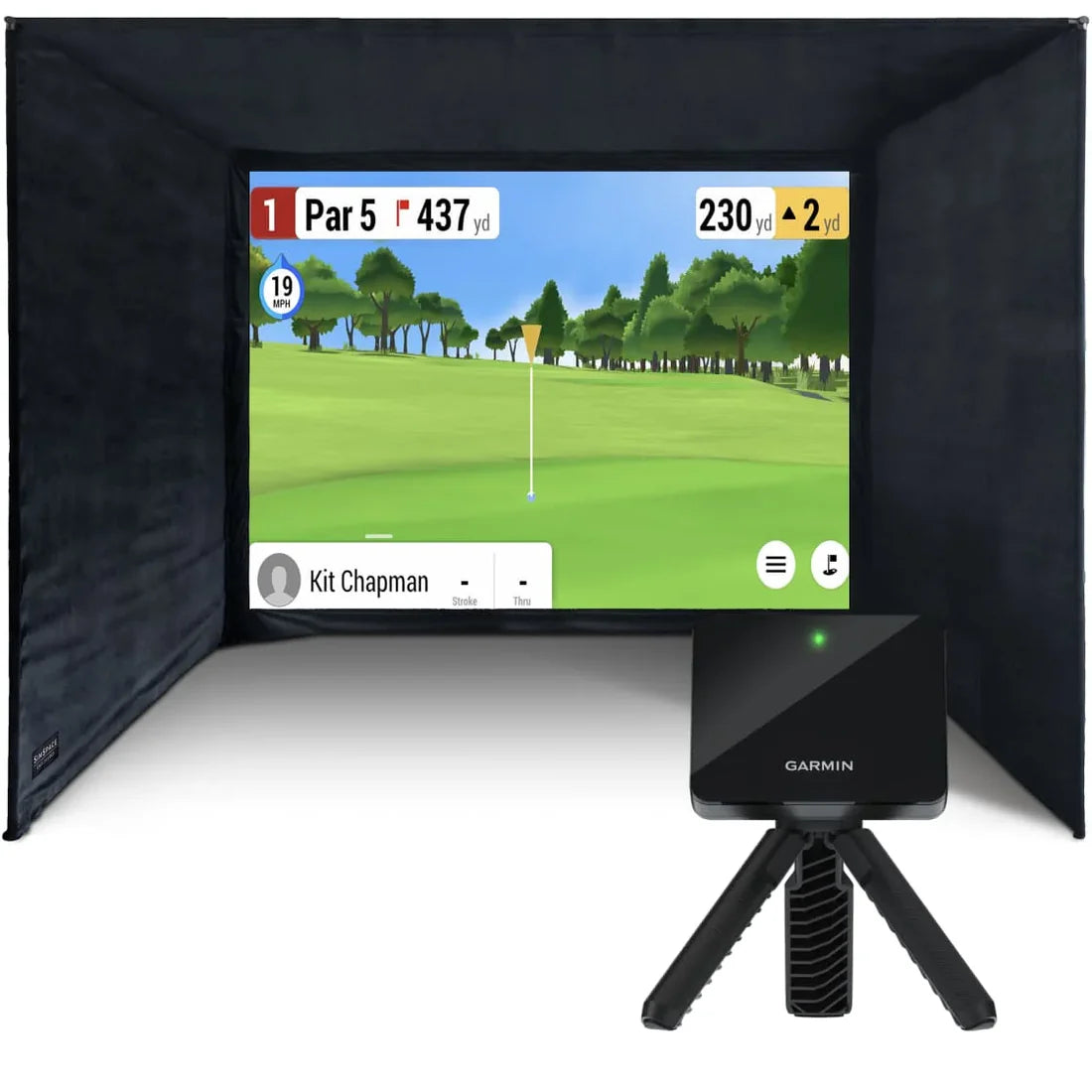 Garmin Simulation GARMIN APPROACH R10 HOME SIMULATOR BUNDLE – JACKS GOLF