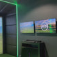 HANDMADE GOLF SIMULATOR WALL PANELS