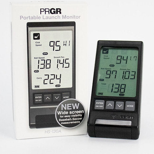 PRGR BLACK PORTABLE LAUNCH MONITOR